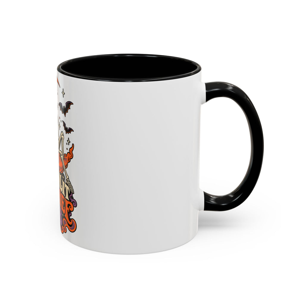 Moonlit Mischief Club Mug | Halloween Skeleton Coffee Cup