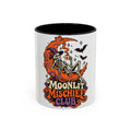 Moonlit Mischief Club Mug | Halloween Skeleton Coffee Cup