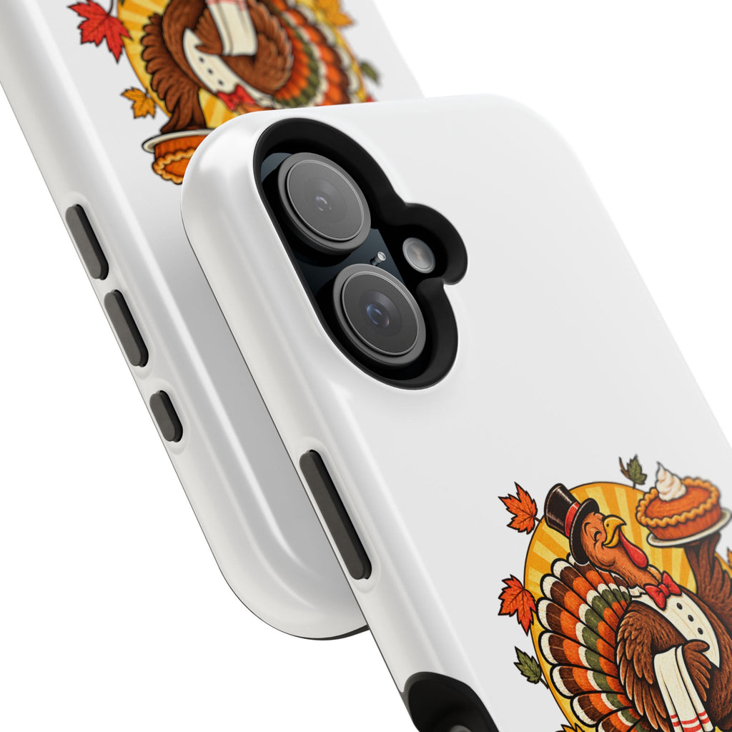 Thanksgiving 'Pie First, Questions Later' Magnetic Impact-Resistant Phone Case