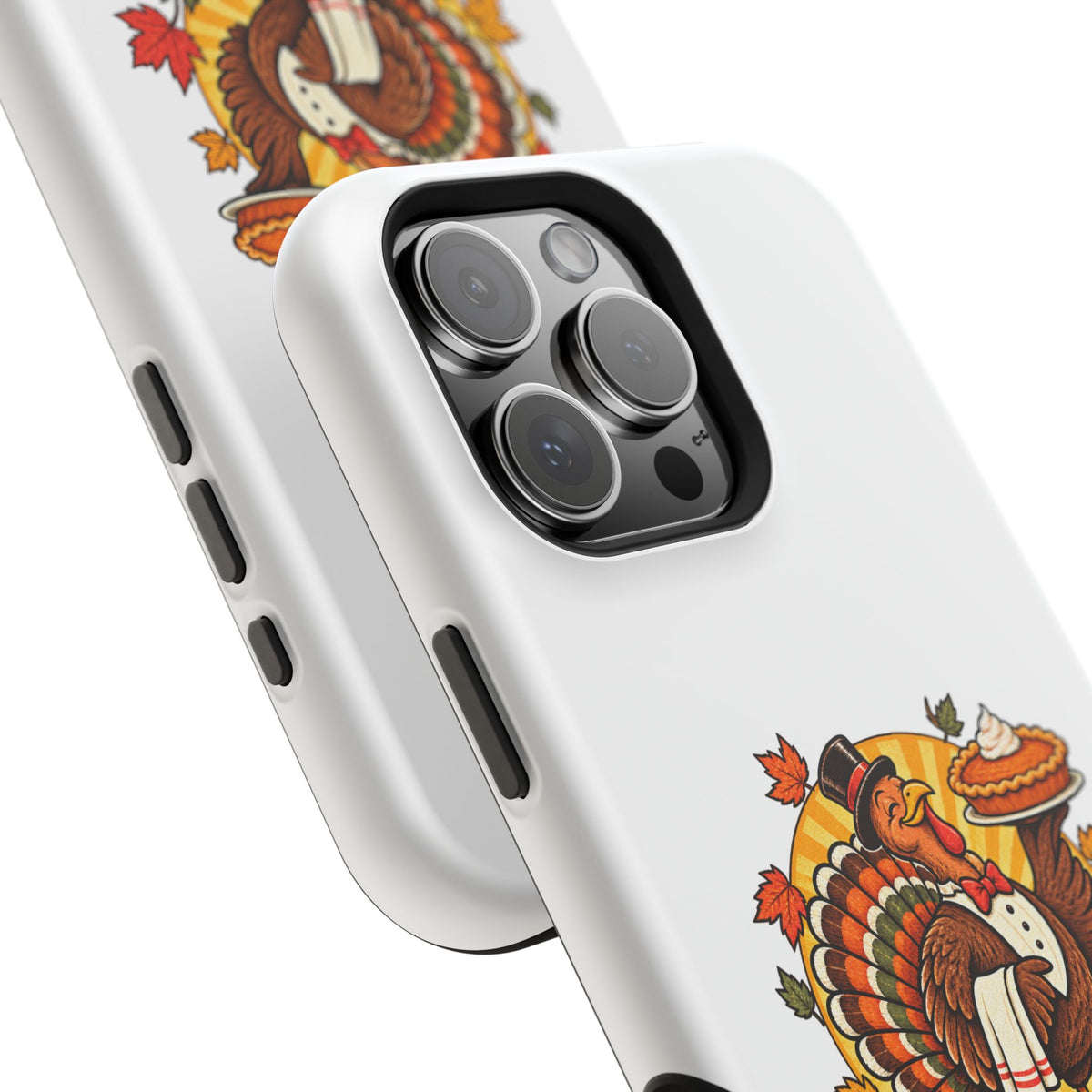 Thanksgiving 'Pie First, Questions Later' Magnetic Impact-Resistant Phone Case
