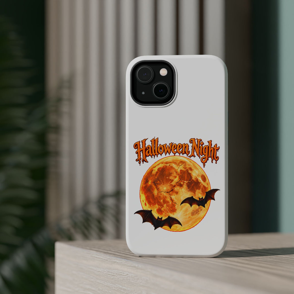 Halloween Night Moon bats phone case