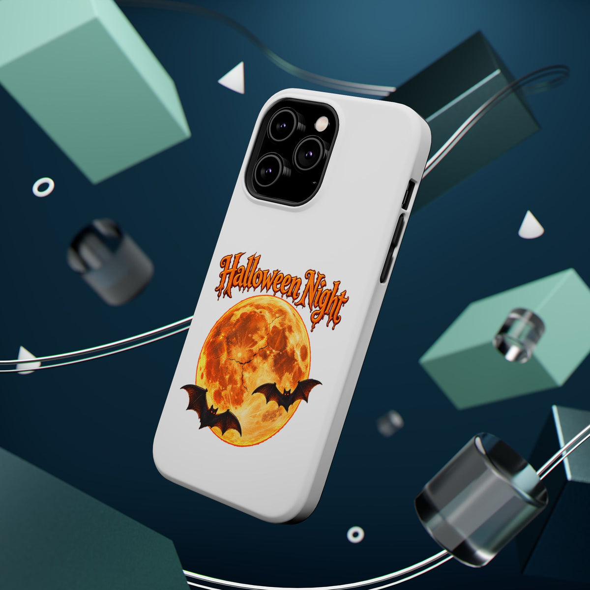 Halloween Night Moon bats phone case