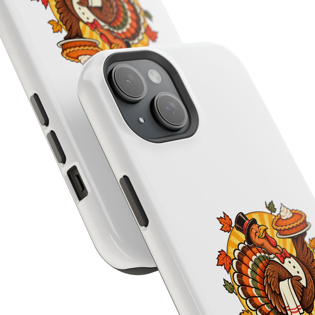 Thanksgiving 'Pie First, Questions Later' Magnetic Impact-Resistant Phone Case