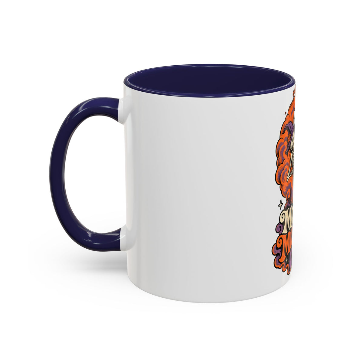 Moonlit Mischief Club Mug | Halloween Skeleton Coffee Cup