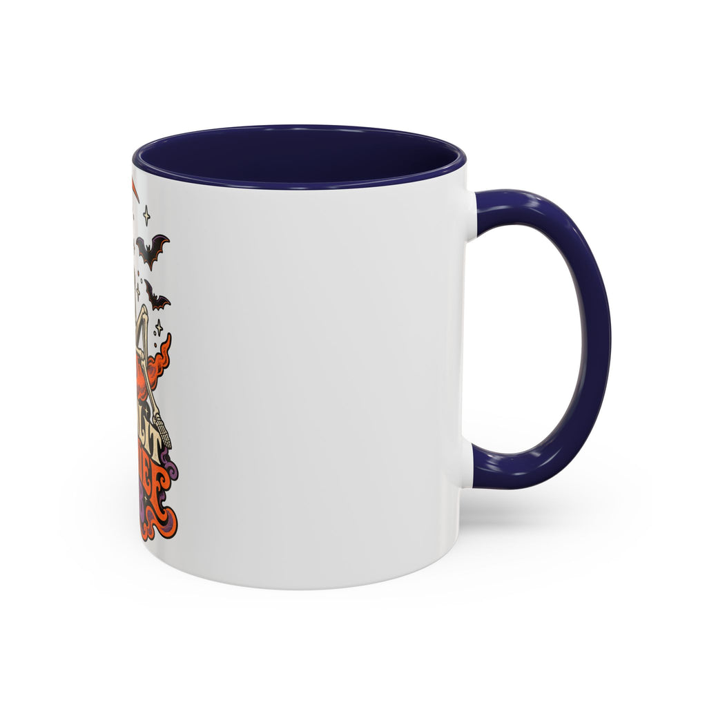 Moonlit Mischief Club Mug | Halloween Skeleton Coffee Cup
