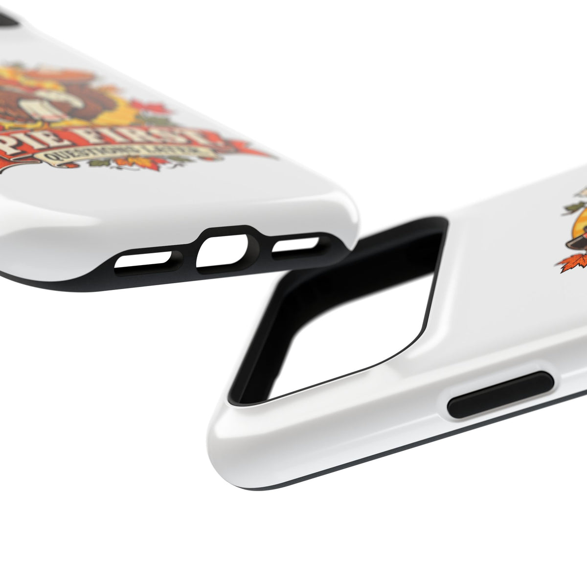 Thanksgiving 'Pie First, Questions Later' Magnetic Impact-Resistant Phone Case