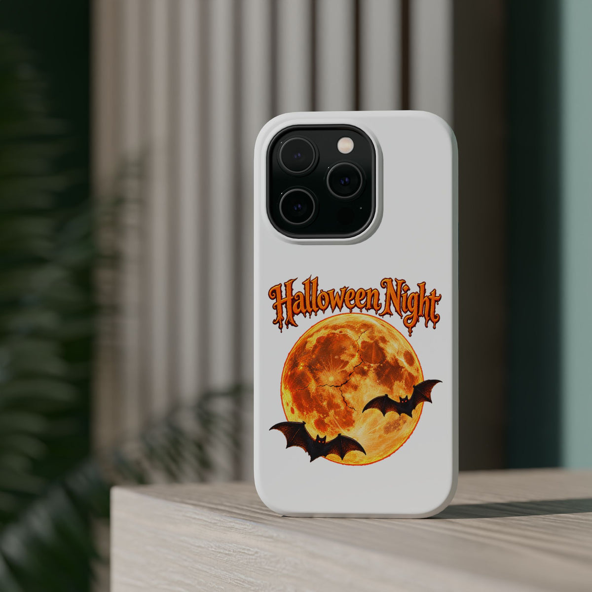 Halloween Night Moon bats phone case