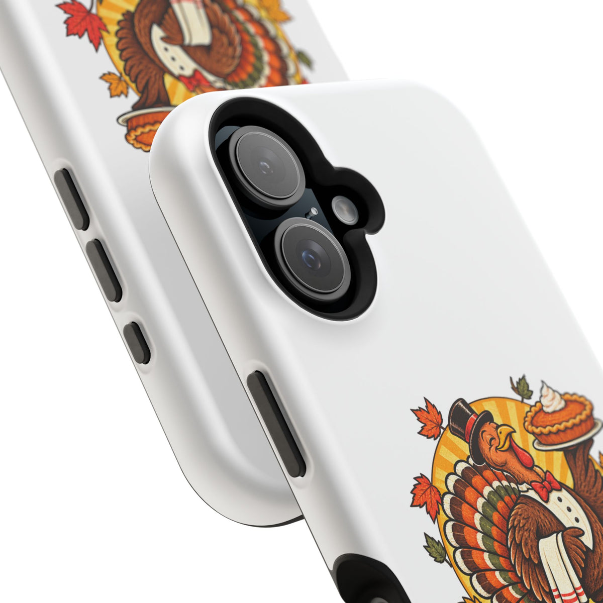 Thanksgiving 'Pie First, Questions Later' Magnetic Impact-Resistant Phone Case