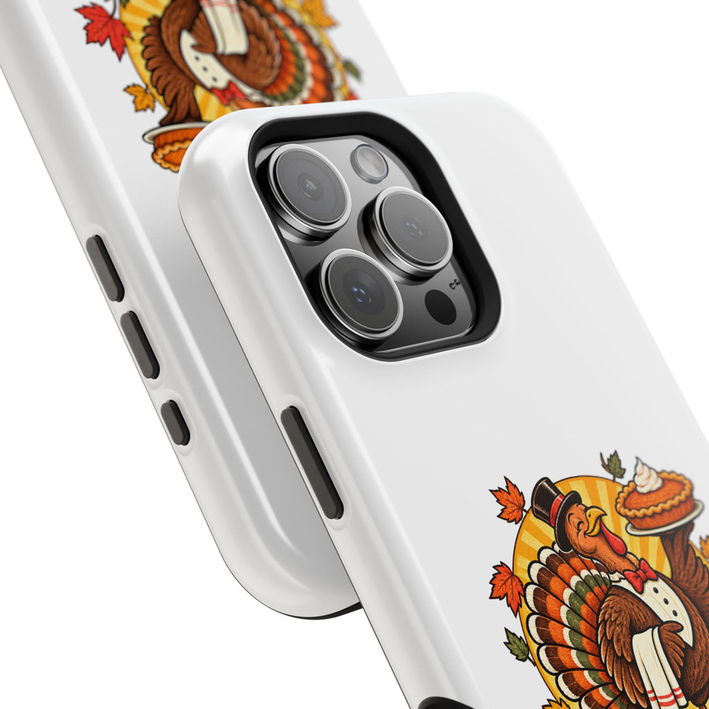 Thanksgiving 'Pie First, Questions Later' Magnetic Impact-Resistant Phone Case
