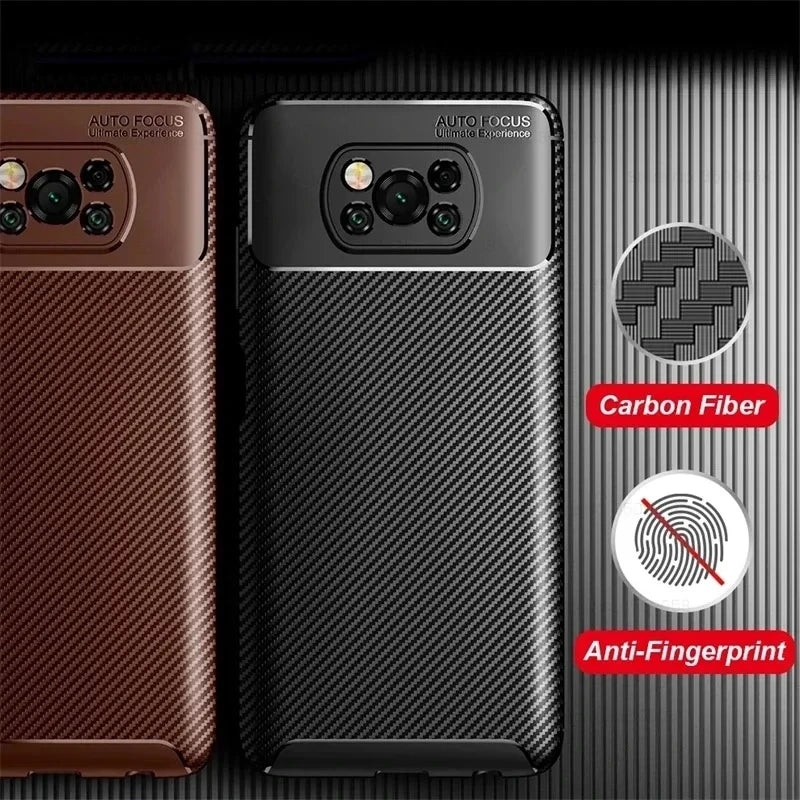 Silicone Carbon Fiber Phone Case