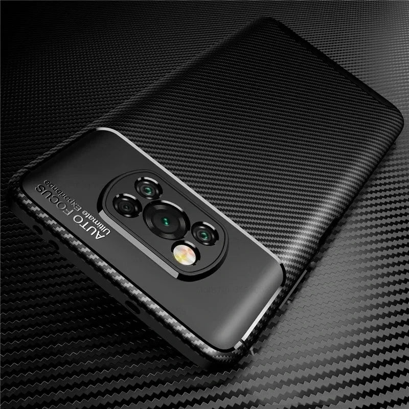 Silicone Carbon Fiber Phone Case