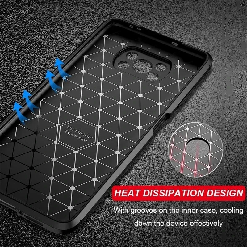 Silicone Carbon Fiber Phone Case