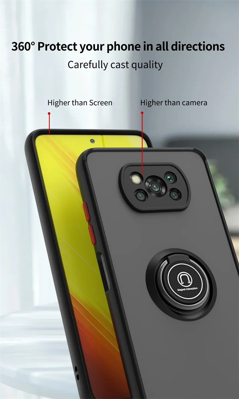 Armor Ring Kickstand Phone Case