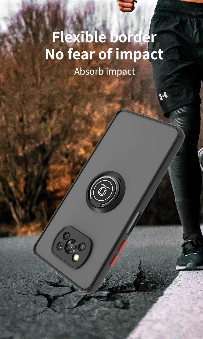 Armor Ring Kickstand Phone Case