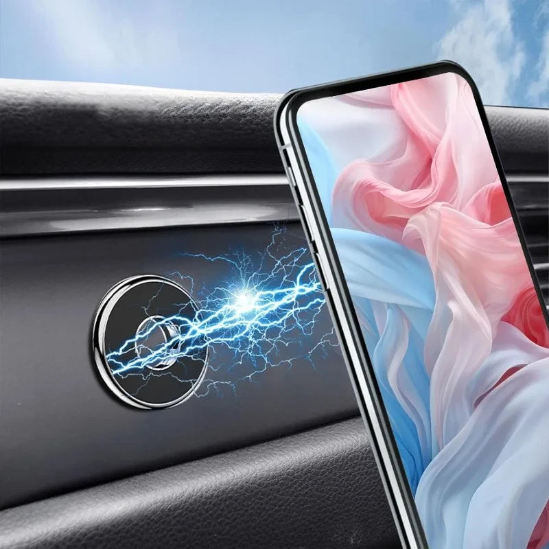 Round Magnetic Car Phone Mount