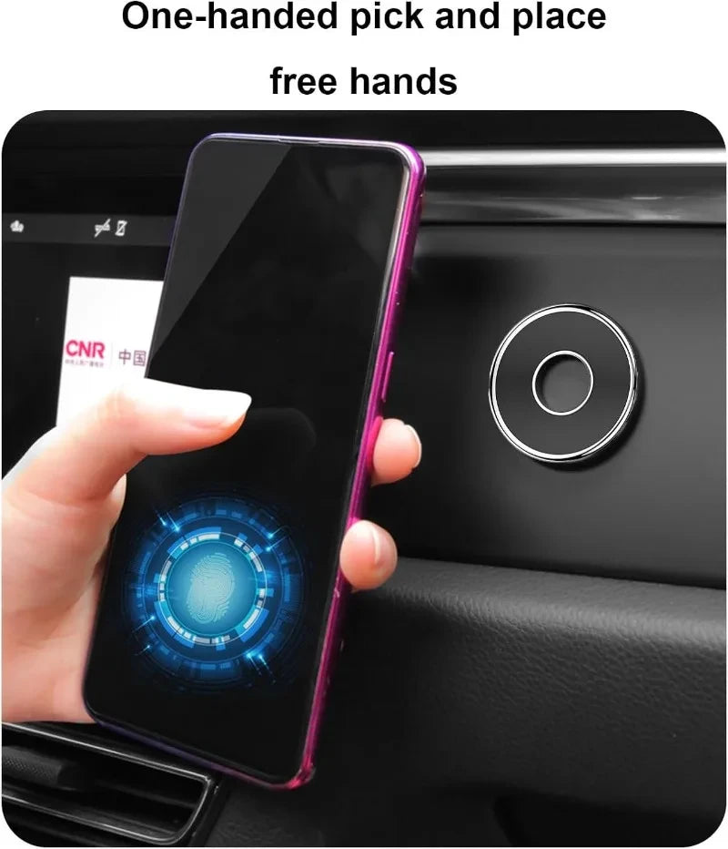 Round Magnetic Car Phone Mount
