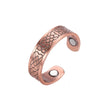 Vintage Copper Magnetic Punk Ring