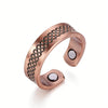 Vintage Copper Magnetic Punk Ring