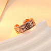 Vintage Copper Magnetic Punk Ring