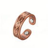 Vintage Copper Magnetic Punk Ring