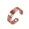 Vintage Copper Magnetic Punk Ring