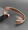 Rose Gold Copper Magnetic Cuff Bracelet