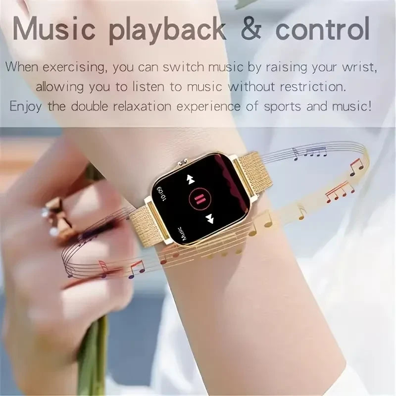 Steel Bluetooth Fitness Smartwatch