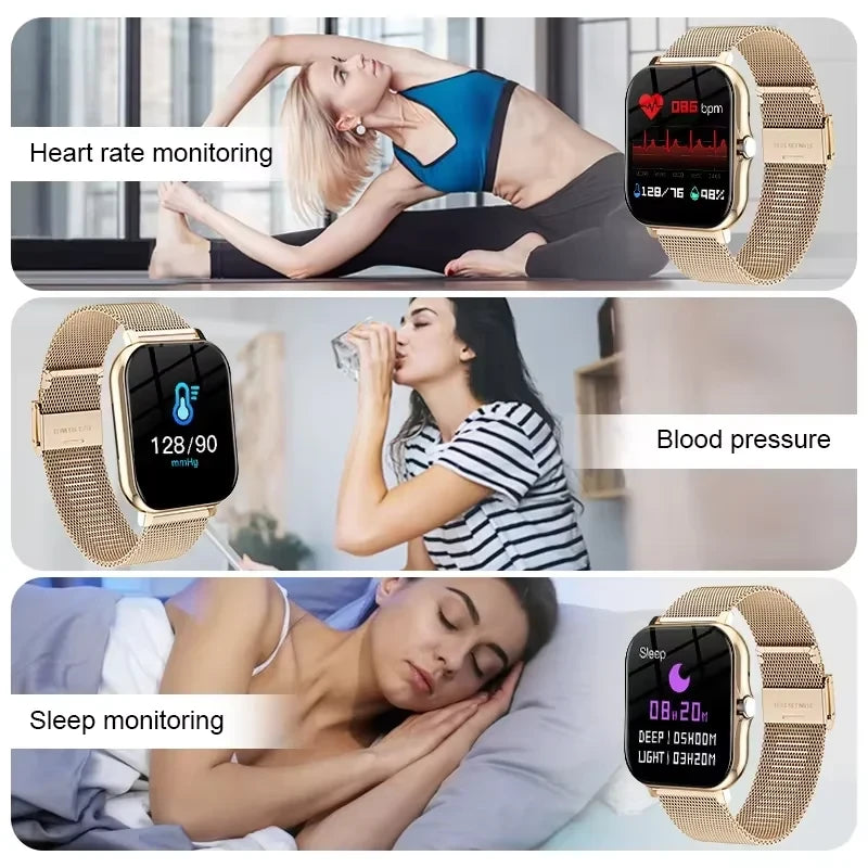 Steel Bluetooth Fitness Smartwatch