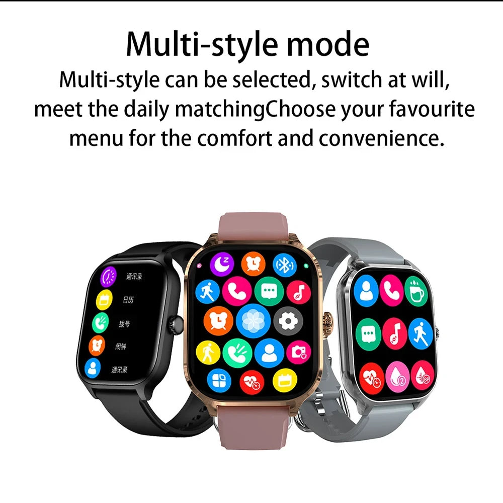 Bluetooth Call Fitness Smart Watch