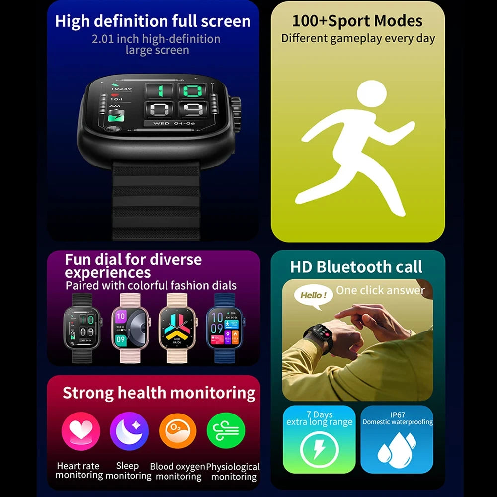 Waterproof Fitness Smartwatch