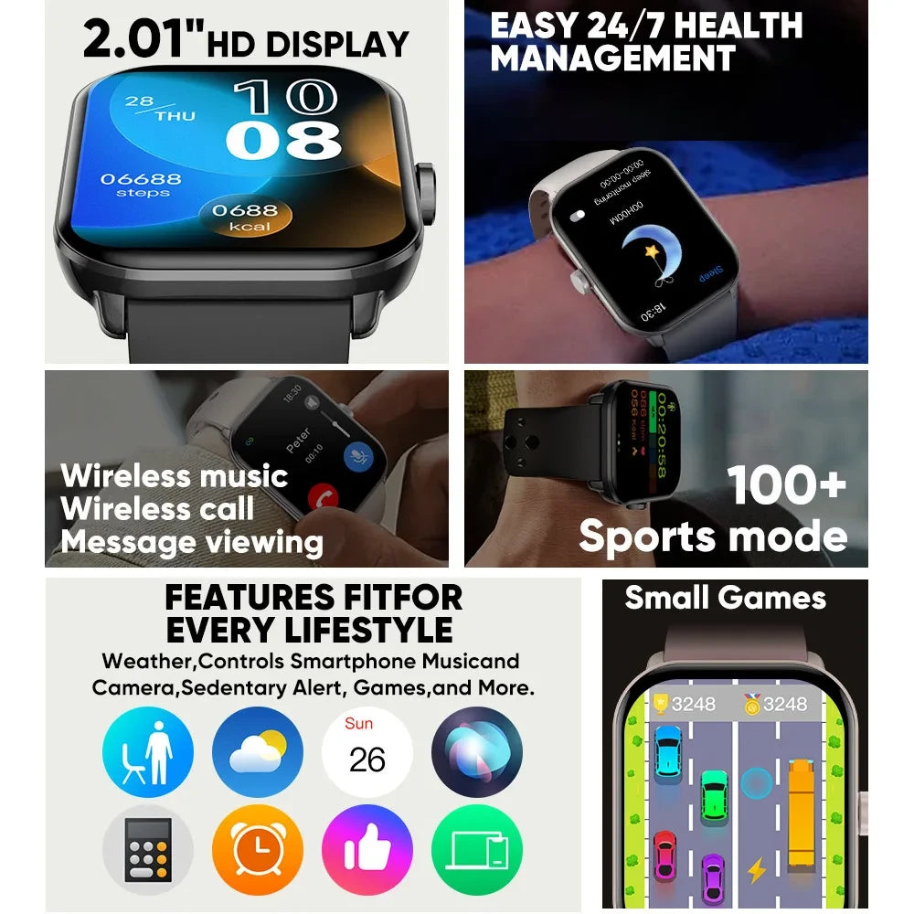 Silica Gel Sports Smart Watch