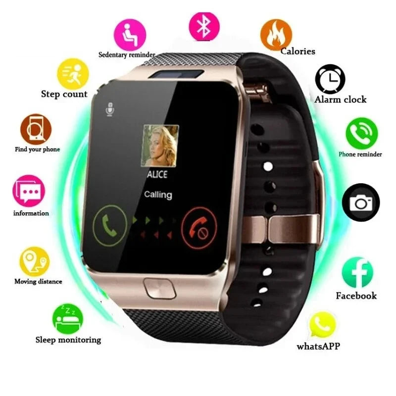 Smart Watch with Camera and SIM Support