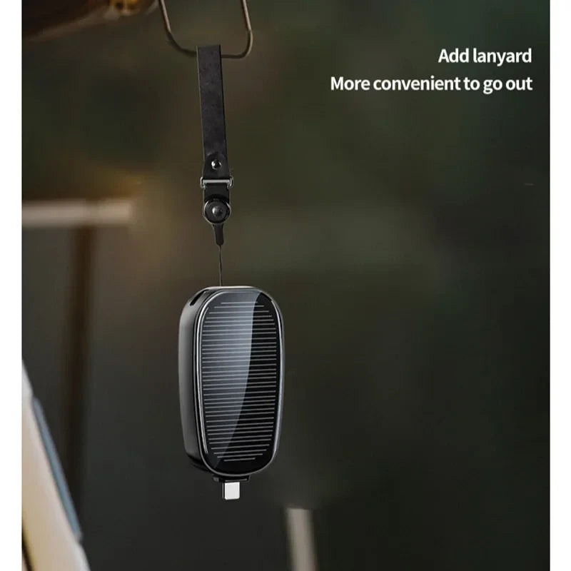 Solar Mini Power Bank Key Ring