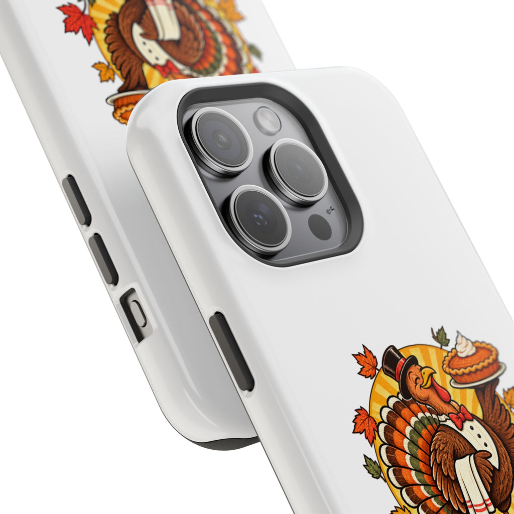 Thanksgiving 'Pie First, Questions Later' Magnetic Impact-Resistant Phone Case
