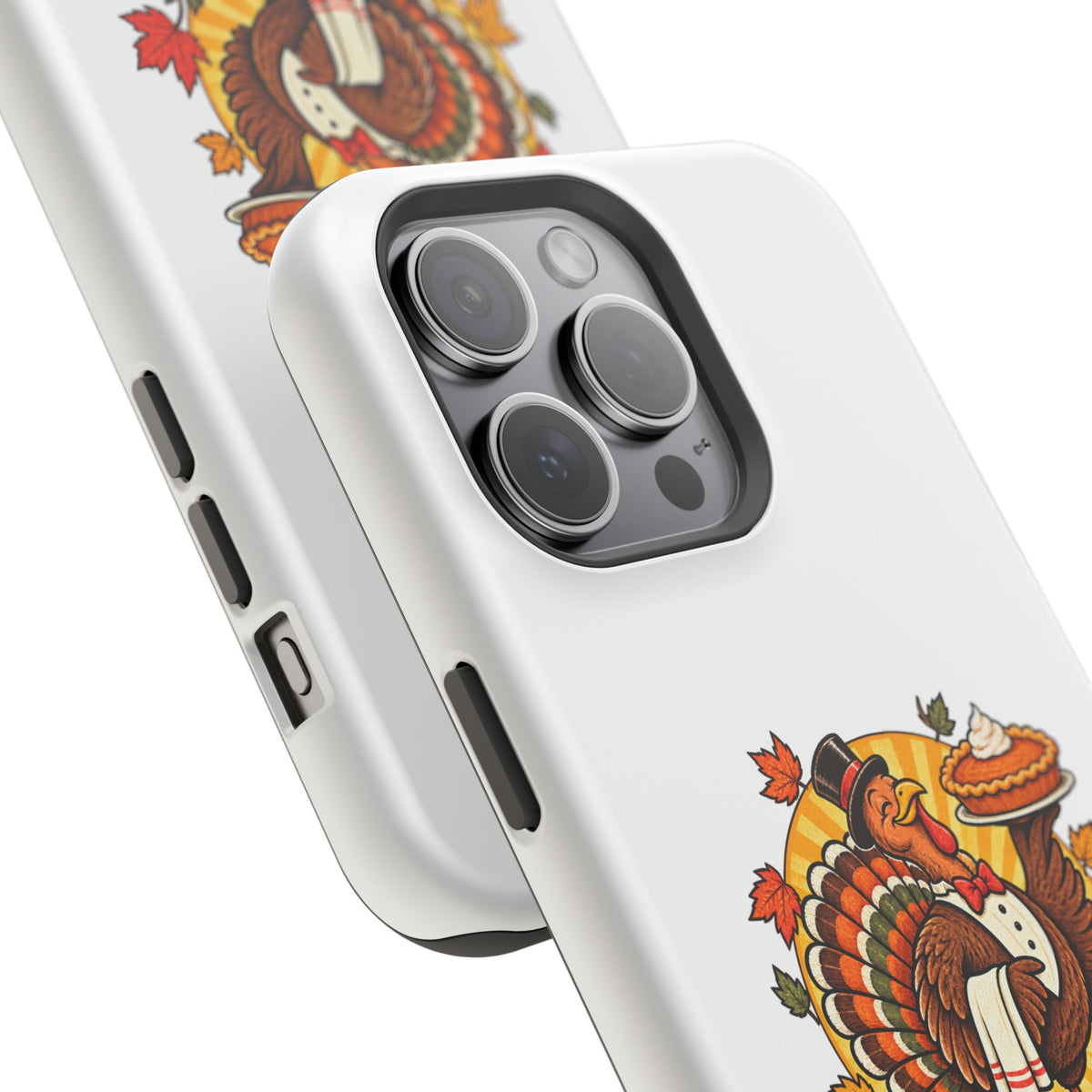Thanksgiving 'Pie First, Questions Later' Magnetic Impact-Resistant Phone Case