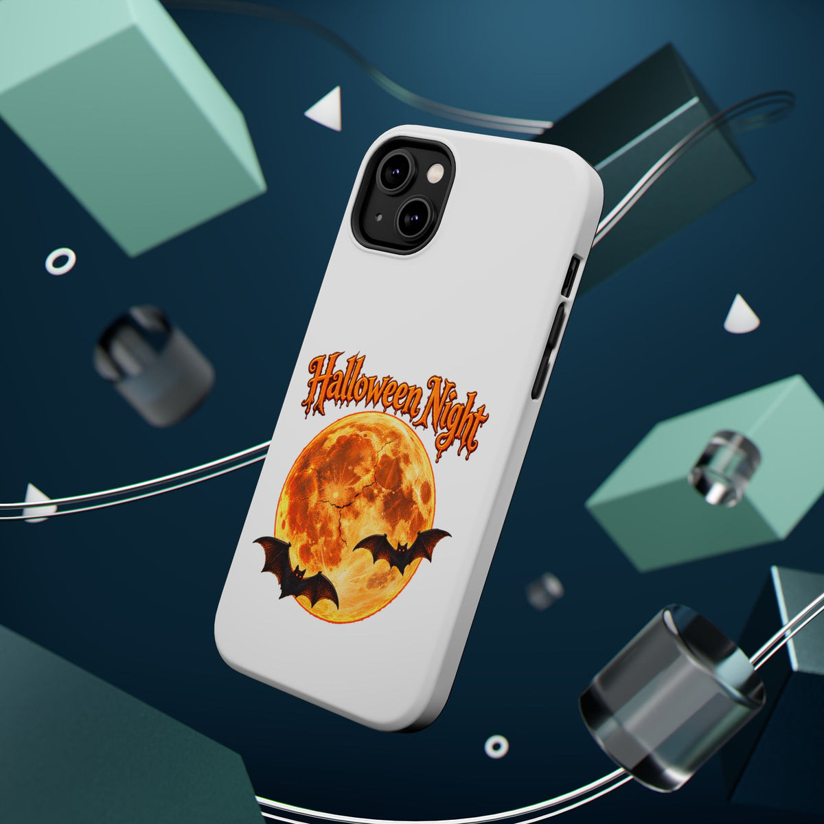 Halloween Night Moon bats phone case