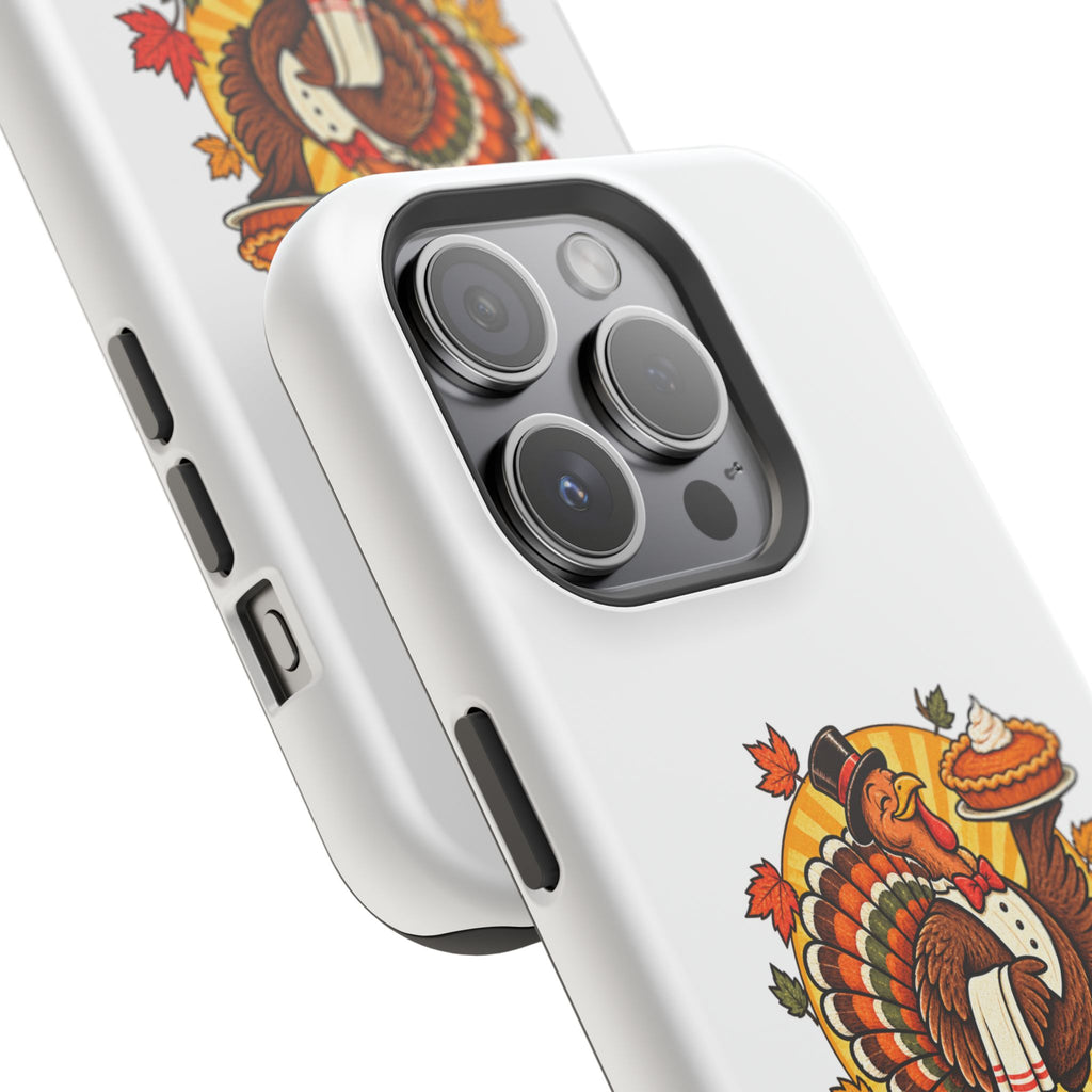 Thanksgiving 'Pie First, Questions Later' Magnetic Impact-Resistant Phone Case