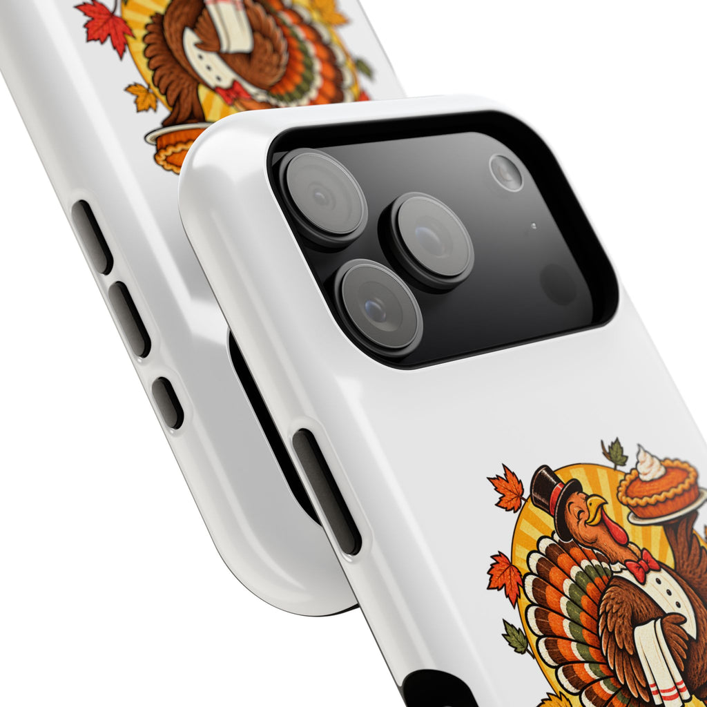 Thanksgiving 'Pie First, Questions Later' Magnetic Impact-Resistant Phone Case