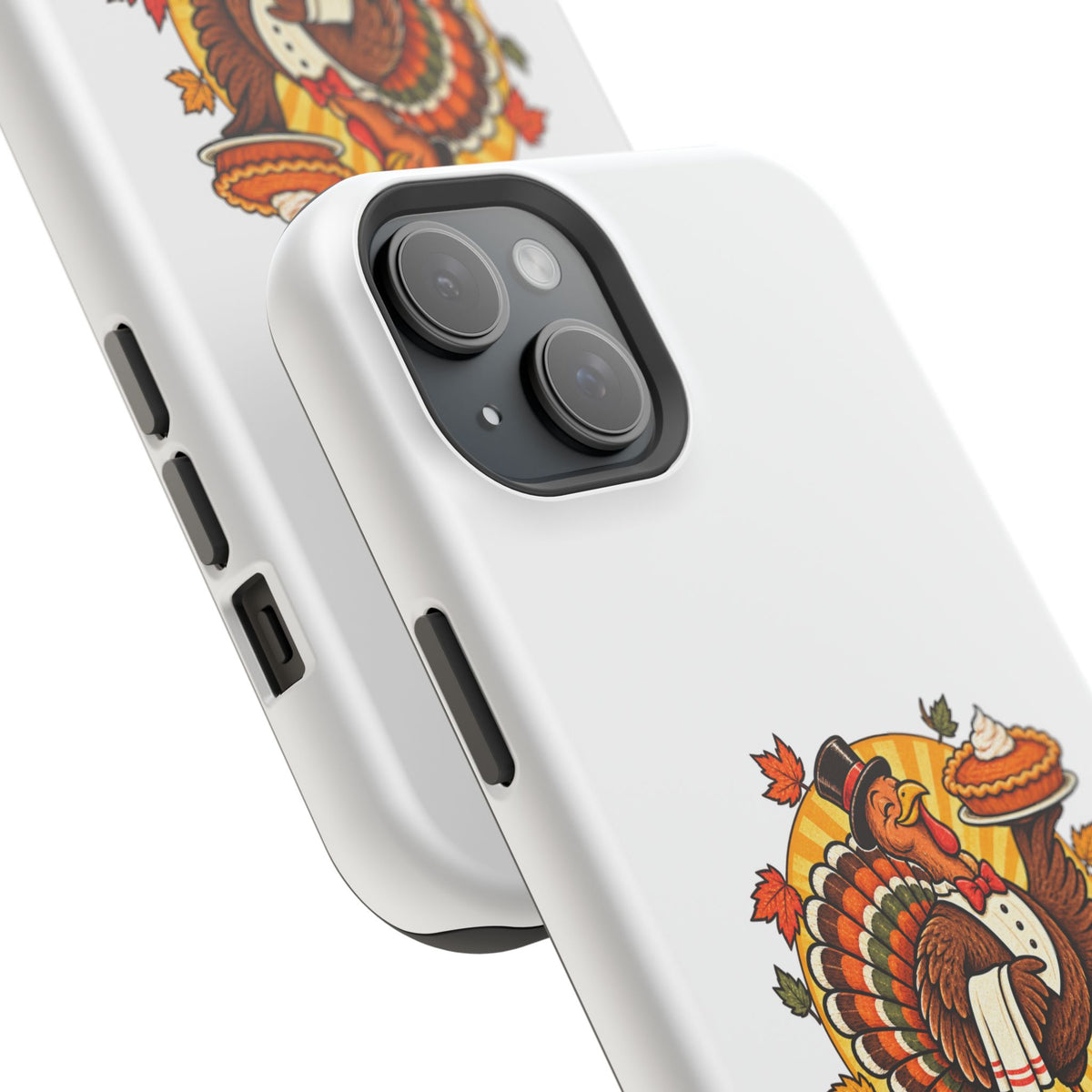 Thanksgiving 'Pie First, Questions Later' Magnetic Impact-Resistant Phone Case