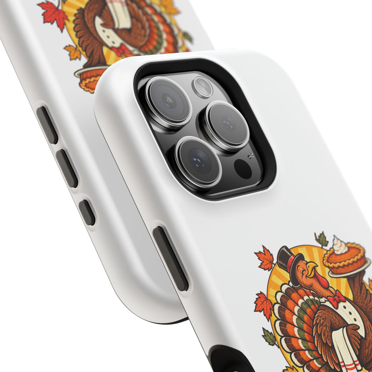 Thanksgiving 'Pie First, Questions Later' Magnetic Impact-Resistant Phone Case