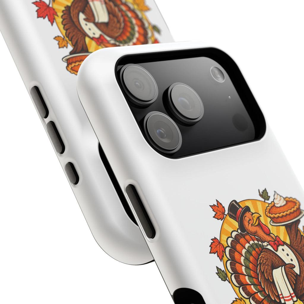 Thanksgiving 'Pie First, Questions Later' Magnetic Impact-Resistant Phone Case