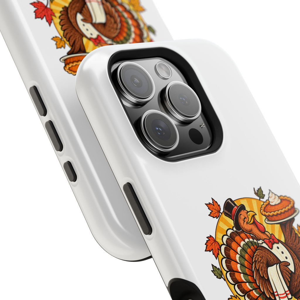 Thanksgiving 'Pie First, Questions Later' Magnetic Impact-Resistant Phone Case