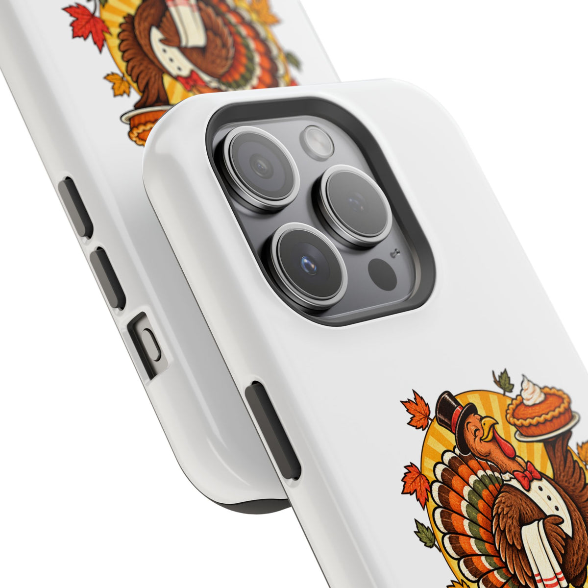 Thanksgiving 'Pie First, Questions Later' Magnetic Impact-Resistant Phone Case