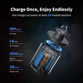 FLEXTAIL Electric Hookah Pump Kit with 1300 mAh Rechargeable Battery Led Light Mini