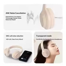 Lenovo Bluetooth 5.3 Earphones Over-ear Foldable Computer Wireless Headphones Gaming