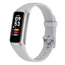 AMOLED Smartwatch Body Temperature Monitor Fitness Clock Sports 3ATM Waterproof