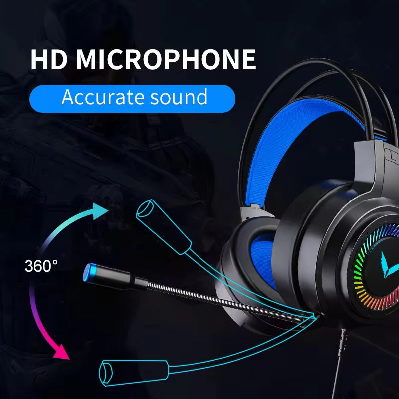 G58 G60 Gaming Headset 7.1 Stereo SVirtual Surround Bass Earphone Headphone