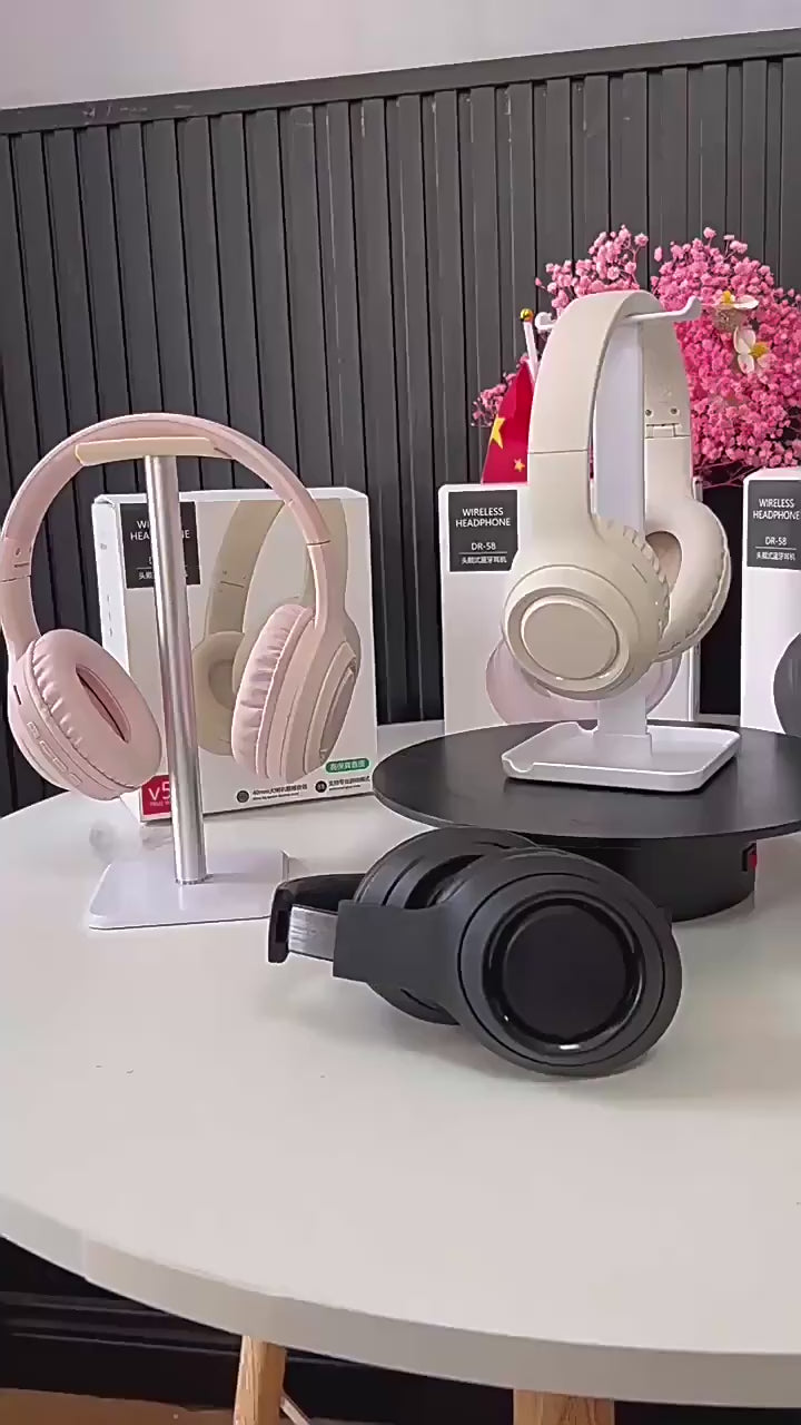 Lenovo Bluetooth 5.3 Earphones Over-ear Foldable Computer Wireless Headphones Gaming